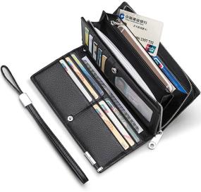 img 3 attached to 👝 Huztencor Leather Wallet with RFID Blocking - Men's Wallet, Card Holder & Money Organizer