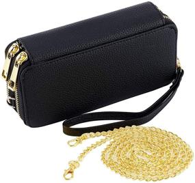 img 4 attached to 👜 Stylish HAWEE Wristlet Clutch: Ideal Shoulder Chanel Handbag & Wallet for Women