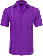 👖 jd apparel sleeve guayabera shirts: stylish men's clothing for shirts collection (sizes 16-16.5n) logo