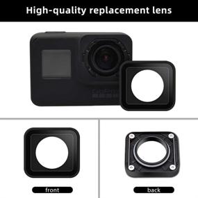 img 2 attached to （2 Pack） ParaPace Protective Lens Replacement For GoPro Hero 7 Black Glass Cover Case Action Camera Accessories Kits(Black)…