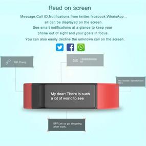 img 2 attached to 📱 Yuntab I5 Plus Smartband: Waterproof, OLED Display, Sleep Detect/Fitness Tracker/Call Notification for IOS7.0 & Android 4.9+