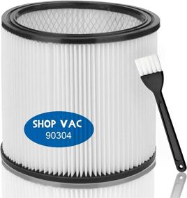 img 4 attached to 🔄 Laukowind Replacement Filter for Shop Vac 90304 90333 90350: Compatible with 5 Gallon Up Wet/Dry Vacuum Cleaners; Comparable to Part # 90304