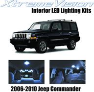 🚙 enhanced visibility interior led kit for jeep commander 2006-2010 (6 pieces) - cool white leds + easy installation tool logo