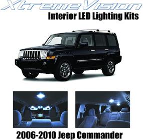 img 4 attached to 🚙 Enhanced Visibility Interior LED Kit for Jeep Commander 2006-2010 (6 Pieces) - Cool White LEDs + Easy Installation Tool