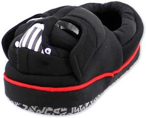 img 3 attached to Star Wars Darth Vader Toddler Boy's Plush A-Line Slippers with 3D Head - Cozy and Cute Star Wars Slippers for Boys