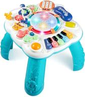 👶 игрушки для младенцев baccow, активный стол для детей от 6 до 18 месяцев, обучающие музыкальные игрушки для мальчиков и девочек от 1 до 3 лет, идеальные подарки. логотип