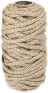 🧵 zakous 100 feet braided jute twine, 5mm natural jute rope for artworks, crafts, macrame & gardening logo