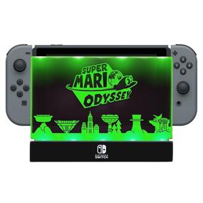 img 3 attached to Custom Multicolor Light Up Protective 🎮 Dock Shield for Nintendo Switch - PDP Gaming
