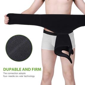 img 2 attached to Supports Compression Adjustable Hamstring Arthritis