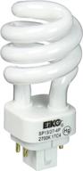 💡 eiko sp13/27-4p compact fluorescent light bulb - 13w, g24q-1 base, t-4 bulb; part #05251 - high efficiency, 900 lumens logo