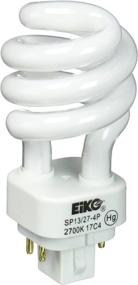img 1 attached to 💡 Eiko SP13/27-4P Compact Fluorescent Light Bulb - 13W, G24q-1 Base, T-4 Bulb; Part #05251 - High Efficiency, 900 Lumens