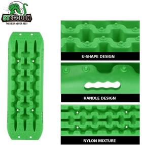 img 1 attached to STEGODON New Recovery Traction Tracks Slim(Set Of 2) Tires & Wheels