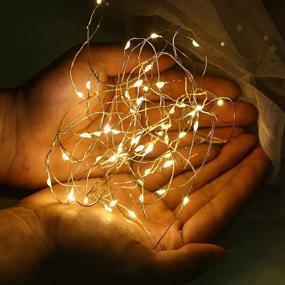 img 3 attached to Ztuony 16 Pack Fairy String Lights Battery Operated 7FT 20 LED Indoor Copper Wire String Lights - Ideal for DIY Gifts, Mason Jar Crafts, Garlands, Wedding Centerpieces, Party Decor and Christmas Table Decoration