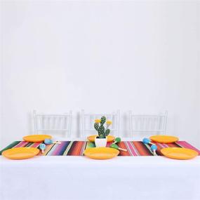 img 2 attached to 🏃 Authentic Helaku Mexican Runner Decoration - Vibrantly Crafted for Tables, Sizes 14X108 Inches