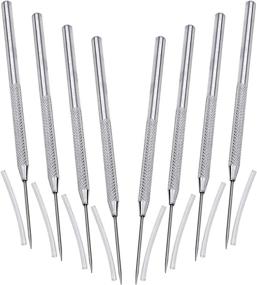 img 4 attached to 🏺 Enhance your Ceramic Art with Clay Needle Tools - Pottery Sculpture Detail Tools (Set of 4)