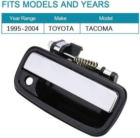 img 3 attached to IRONTEK Exterior Right Passenger Side Door Handle For 1995-2004 Toyota Tacoma