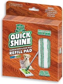 img 4 attached to 🧹 Efficient Quick Shine Hardwood Floor Mop Refill Pad: 12 x 6 Inches for Deep Cleaning