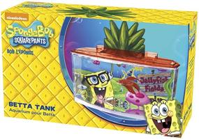 img 2 attached to 🐠 Spongebob Betta Goldfish Fish Tank: Red Edition (SBK108) by Penn-Plax