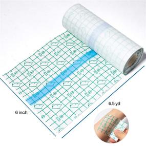 img 3 attached to Transparent Tattoo Aftercare Bandage Roll - Waterproof, Sterile, and Safe Skin Protection Tape for Wound Healing