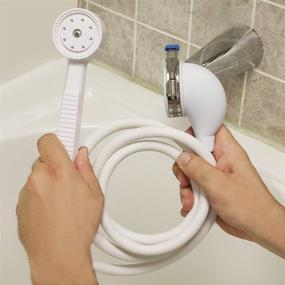 img 3 attached to 🚿 Danco 10086 VersaSpray Handheld Shower Head Bathtubs Non-Diverter, 1 Pack, Portable Garden Tub Sprayer