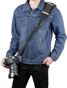 img 4 attached to Ремень для камеры Sugelary: удобный и удобный навесной ремень DSLR для плеча для Canon Nikon Sony беззеркальных камер