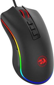 img 4 attached to 🖱️ Redragon M711 Cobra Gaming Mouse: 16.8M RGB Color Backlit, 10K DPI, Comfort Grip, 7 Programmable Buttons