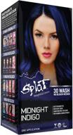 🔵 splat midnight indigo hair color 6.0 oz for vibrant & long-lasting results logo