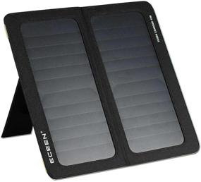 img 4 attached to ECEEN 13W Dual Port USB Universal PowerPort Solar Mobile Charger for iPhone 7/7 Plus/6S/6/6 Plus,iPad Pro, Android Phones Nexus 5X/6P Kindle and Other 5V Digital Devices - Black