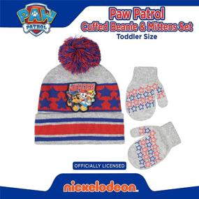 img 2 attached to 🧤 Stay Warm with Nickelodeon Toddler Patrol Mittens—Boys' Cold Weather Accessories