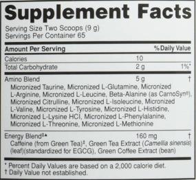 img 2 attached to Concord Grape Optimum Nutrition Amino Energy - Energy Boost with 65 Servings