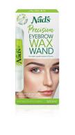 nad's eyebrow shaper wax kit for delicate areas hair removal - includes cotton strips, cleansing wipes, 0.2 ounce (pack of 1) logo