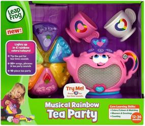 img 1 attached to 🌈 Introducing the Vibrant LeapFrog Musical Rainbow Tea Set: A Fantastically Fun Learning Toy