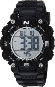 img 4 attached to ⌚ Часы Armitron Sport Digital Chronograph с ремешком из смолы, унисекс 45/7099