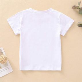 img 2 attached to Noubeau Toddler T Shirt Sister Letter Apparel & Accessories Baby Boys