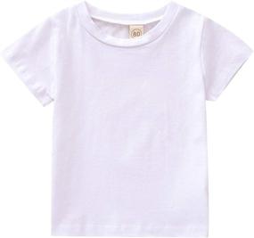 img 4 attached to Noubeau Toddler T Shirt Sister Letter Apparel & Accessories Baby Boys