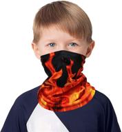 mobur kids face mask neck gaiter: comfortable balaclava for boys and girls logo