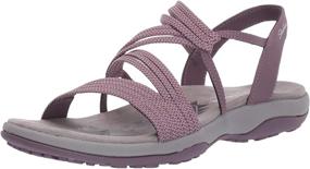 img 4 attached to 👢 Stylish and Comfortable Skechers Women's Reggae Slim-Skech Appeal-Z-Gore Slingback Sandal - A Must-Have for Fashion-Forward Women!