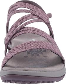 img 3 attached to 👢 Stylish and Comfortable Skechers Women's Reggae Slim-Skech Appeal-Z-Gore Slingback Sandal - A Must-Have for Fashion-Forward Women!