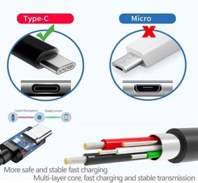 img 3 attached to 🔌 Black USB-C Type-C Charger Cable for New Beats Flex Wireless Earphones and Similar Sony/JBL/Jabra Headsets & More Wireless Earbuds