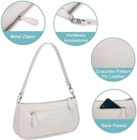 img 1 attached to 👜 Minimalist Women's Handbags: Shoulder Bags, Purses, Wallets, and Hobo Bags