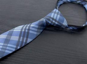 img 3 attached to Timeless Plaid Woven Zipper 👔 Boys' Neckties: Spring Notion's Classic Accessories