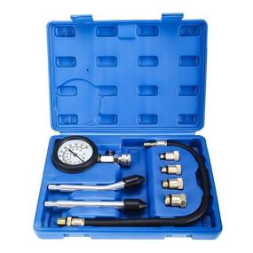 img 4 attached to 8milelake Professional Petrol Gas Engine Cylinder Compression Tester Gauge Kit with Case for Auto Enthusiasts