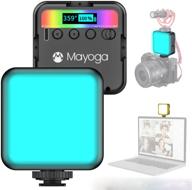 enhance your video conference experience with mayoga 2500-9000k video conference lighting kit: led camera light with 💡 3 cold shoe for photography, webcam light for computer laptop video conference, remote working, zoom calls, live streaming logo