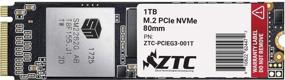 img 2 attached to ⚡ZTC 1TB M.2 NVMe PCIe 80mm SSD: Непревзойденная производительность и долговечность для гейминга - Модель ZTC-PCIEG3-001T