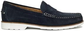 img 3 attached to 👞 Black Rockport Classic Penny Loafer Men's Shoes in Loafers & Slip-Ons