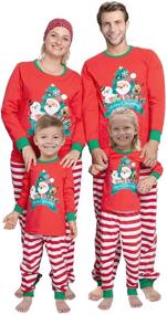 img 4 attached to SUNFEID Matching Pyjamas Christmas Sleepwear
