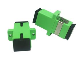 img 3 attached to Cerrxian SC женский к SC женский APC одномодовый оптоволоконный сцепитель Simplex | Green 5-Pack | Совместим с монтажной панелью | Сетевой интернет-адаптер для эффективной связи.