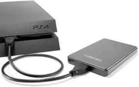 img 2 attached to 🎮 Увеличьте объем хранения вашей игровой приставки Sony Playstation 4 с помощью внешнего SSD-накопителя Oyen Digital U32 Shadow 4TB с подключением через USB-C