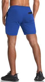 img 1 attached to 🏋️ EVERWORTH Men's 2-in-1 Bodybuilding Workout Shorts: Lightweight Gym Training Short with Zipper Pockets