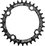 🚴 deckas round oval 104bcd narrow wide chainring: 8/9/10/11-speed - choose from 32t, 34t, 36t, or 38t! logo